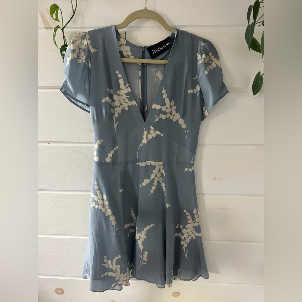 Realization par blue floral dress